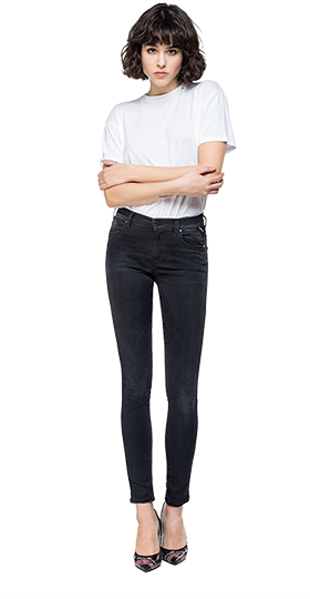 HYPERFLEX CLOUDS NEW LUZ 11.5OZ　ストレッチ ブラックデニム 詳細画像